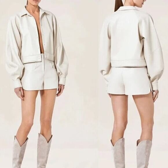 NEW Alexis Cream Fabian Long Sleeves Ceci Jacket Women's Cream Size: Large - Picture 1 of 7